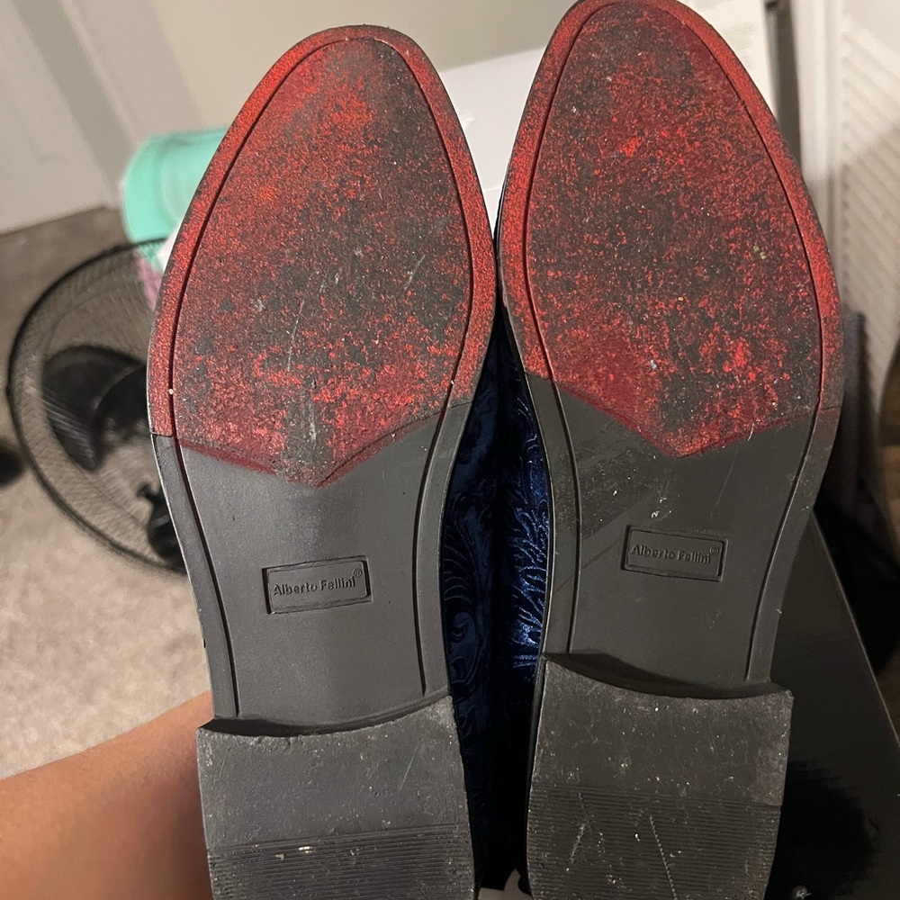 Alberto Fellini Red Sole Dress Shoes